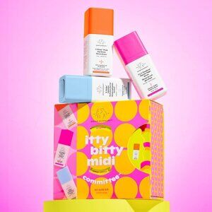Drunk Elephant Itty Bitty Midi Committee - 3pc Acid Skincare Kit - New In Box